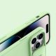 16. Nillkin CamShield Silky Silicone Case etui iPhone 14 Pro Max silikonowy pokrowiec z osłoną na aparat niebieskie