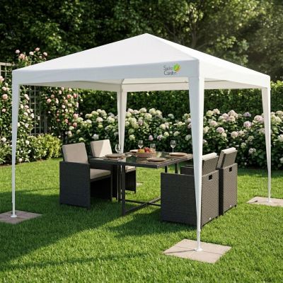 6. PAWILON NAMIOT OGRODOWY PE 3x3x2.45M BIAŁY SASKA GARDEN
