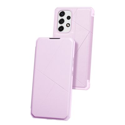 2. DUX DUCIS Skin X kabura etui pokrowiec z klapką Samsung Galaxy A73 różowy