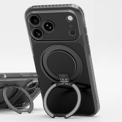 8. Etui AMAZINGTHING Titan Pro Spin Lens na iPhone 18 Pro Max z obrotowym pierścieniem i mocowaniem na smycz kompatybilne z MagSafe - czarne