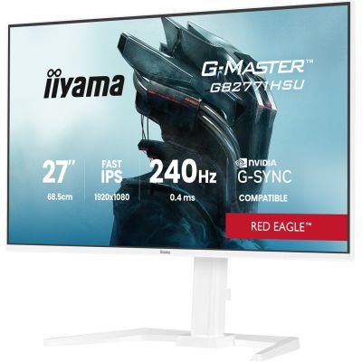 13. iiyama G-MASTER GB2771HSU-W1 monitor komputerowy 68,6 cm (27") 1920 x 1080 px Full HD LCD Biały