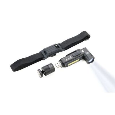 TROIKA ECO KNICKLICHT Czarny Hand flashlight + Headband flashlight COB LED