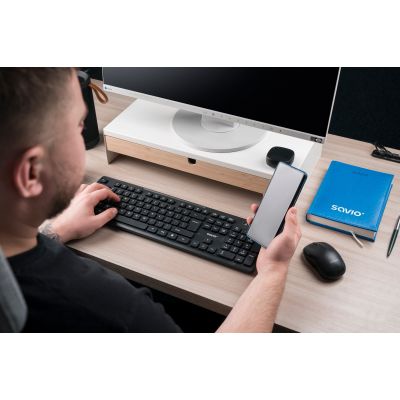 15. SAVIO KLAWIATURA BZPRZEWODOWA KB-02