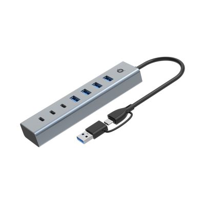 2. Conceptronic HUBBIES20G huby i koncentratory USB 3.2 Gen 1 (3.1 Gen 1) Type-C 5000 Mbit/s Szary