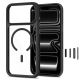 2. Etui Tech-Protect MagOne CC MagSafe + Szkło hartowane 2-Pack na iPhone 18 Pro Max / 17 Pro Max - przezroczysto-czarne
