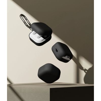 4. Etui Ringke Silicone Case na Samsung Galaxy Buds 4 / 4 Pro - czarne