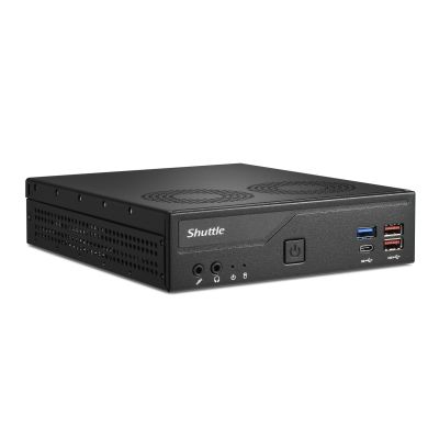 3. Shuttle DH770 komputer typu barebone Wielkość PC 1.35L Czarny Intel H770 LGA 1700