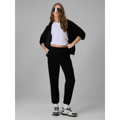 3. Bluza dresowa regular z kapturem damska 4F 4FRSS26TSWSF2994-20S