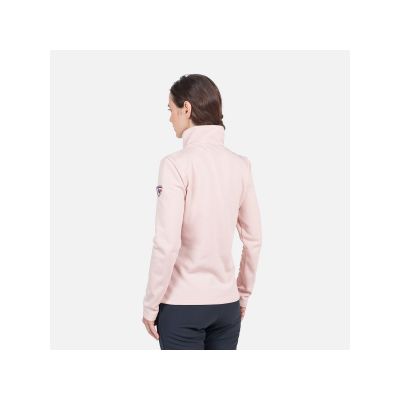 2. Koszulka Rossignol W Resort 1/2 Zip różowy