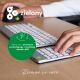7. R-Go Tastatur Nummernblock Break Bluetooth weiĂź