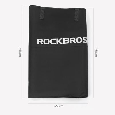 3. Pokrowiec elastyczny Rockbros D002 torba transportowa na rowery szosowe i górskie 26" - czarny