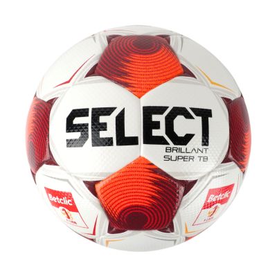 Piłka nożna Select Brillant Super TB Betclic 1 Liga FIFA Quality PRO biało-czerwono-pomarańczowa 1018437