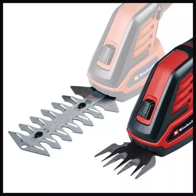 3. Einhell GC-CG 3,6/70 Li akumulatorowe nożyce do trawy 7 cm 3,6 V Litowo-jonowa (Li-Ion) Aluminium, Czarny, Czerwony