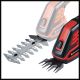 3. Einhell GC-CG 3,6/70 Li akumulatorowe nożyce do trawy 7 cm 3,6 V Litowo-jonowa (Li-Ion) Aluminium, Czarny, Czerwony