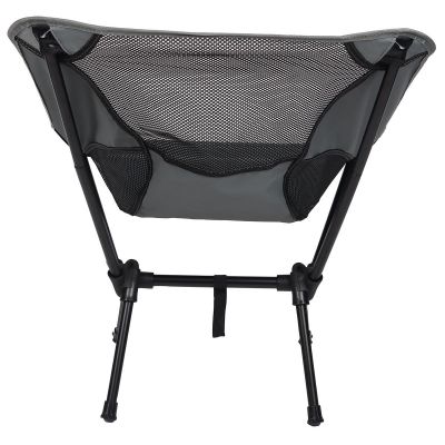 3. FOTEL TURYSTYCZNO PLAŻOWY 58x52x64CM SZARY