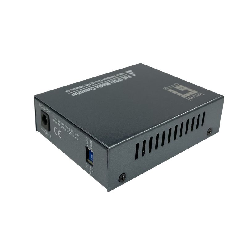 4. LevelOne GVT-2014 konwerter sieciowy 1000 Mbit/s 1310 nm Pojedynczy Szary