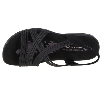 3. Skechers Reggae Slim Simply Stretch Sandals 163023-BLK Czarne 36