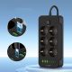 3. Listwa zasilająca Tech-Protect PC6X6 6 gniazd 240V + 3xUSB-A + 3xUSB-C 200cm - czarna
