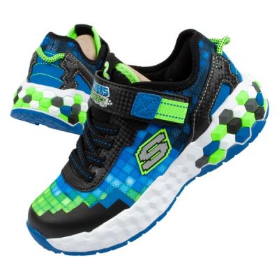 7. Buty Skechers Minecraft LED Jr 402204L/BBLM