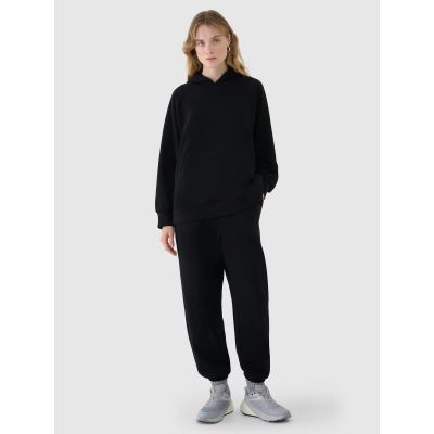 2. Bluza dresowa nierozpinana z kapturem damska 4F 4FWSS25TSWSF1544-20S