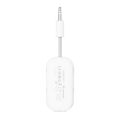 5. Twelve South AirFly Pro 2 - adapter Bluetooth do wejścia 3,5mm jack kompatybilny z AirPods i innymi słuchawkami Bluetooth, do 2 par słuchawek jednocześnie oraz z AUX IN (white)