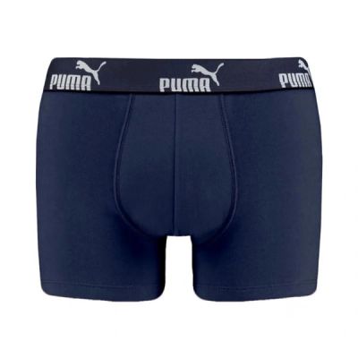 4. Puma bokserki majtki męskie Boxershorts 3PAK niebieskie granatowe
