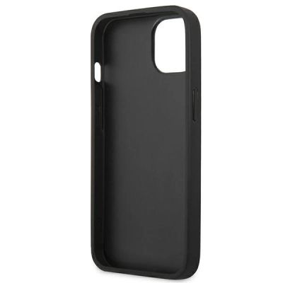 7. Etui Guess Saffiano Strap na iPhone 13 mini - szare