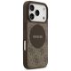 4. Etui Guess 4G Circle Classic Logo MagSafe na iPhone 17 Pro - brązowe