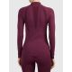 6. Bezszwowa bielizna narciarska, termoaktywna, z wykończeniem szybkoschnącym - longsleeve damskie 4F 4FWAW26USEAF324-60S