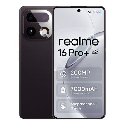 4. Realme 16 Pro+ 5G 17,27 cm (6.8") Dual SIM Android 16 USB Type-C 12 GB 512 GB 7000 mAh Szary