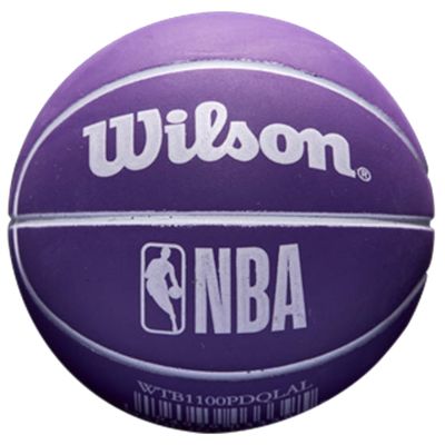 2. Piłka do koszykówki Wilson NBA Dribbler Los Angeles Lakers Mini Ball WTB1100PDQLAL