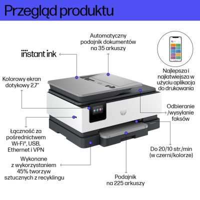 46. Urządzenie wielofunkcyjne HP OfficeJet Pro 8132e