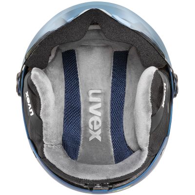 2. Kask narciarski dziecięcy UVEX Rocket jr. Visor