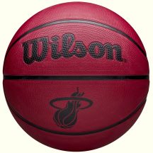 Piłka do koszykówki Wilson NBA Team Tribute Solid Miami Heat Ball WZ4025416XB
