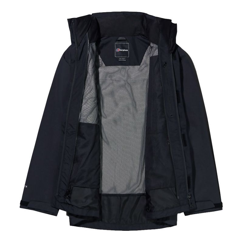9. Kurtka Berghaus Hillwalker IA Shell roz. M Czarna + Bluza Berghaus Prism PT HZ  roz. M Czarna