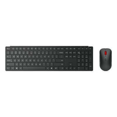 Lenovo 4X31S04814 klawiatura Dołączona myszka Biuro RF Wireless + Bluetooth Niemiecki Czarny