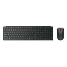 Lenovo 4X31S04814 klawiatura Dołączona myszka Biuro RF Wireless + Bluetooth Niemiecki Czarny
