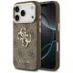Etui Guess 4G Big 4G Classic Logo na iPhone 17 Pro / 18 Pro - brązowo-złote