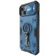 2. Nillkin CamShield Armor Pro Case etui iPhone 14 Plus pancerny pokrowiec z osłoną na aparat ring podstawka niebieskie