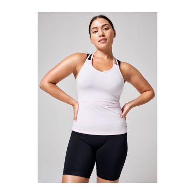 2. Koszulka sportowa CASALL V-Neck Racerback różowy