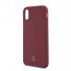 5. Etui Mercedes Silicone Line na iPhone X / XS - czerwone