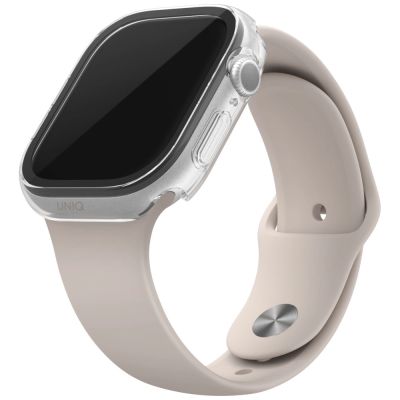 4. Etui UNIQ Nautic na Apple Watch 46 mm - przezroczyste