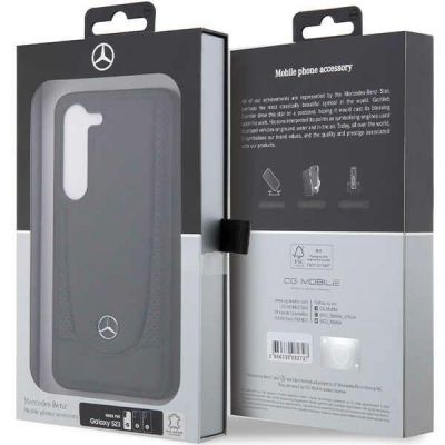8. Etui Mercedes Leather Urban na Samsung Galaxy S23 FE - czarne