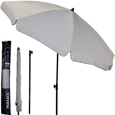 19. PARASOL OGRODOWY 185CM SZARY
