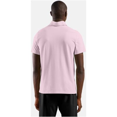 6. Koszulka męska ODLO Polo shirt s/s ESSENTIAL SOLID różowa