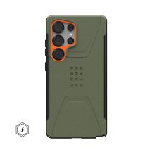 Etui Urban Armor Gear Civilian 17,3cm (6.8") (Samsung Galaxy S25 Ultra) Oliwkowy, Pomarańczowy