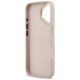 7. Etui Guess 4G Logo Plate MagSafe na iPhone 17 - różowe
