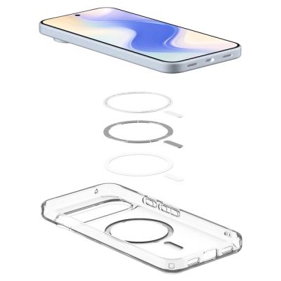 8. Etui Spigen Ultra Hybrid Mag MagSafe na Google Pixel 10 / 10 Pro - przezroczysto-białe