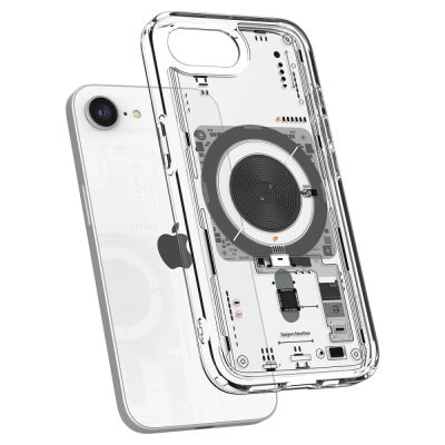 6. Etui Spigen Ultra Hybrid MagSafe na iPhone 16e / 17e Neo One - przezroczyste
