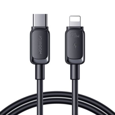 2. Kabel Joyroom Multi-Color Series A14 USB-C / Lightning 20W 1.2 m - czarny